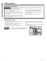 Preview for 6 page of GE Profile XPIOX3SCBT Owner'S Manual