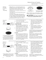 Preview for 24 page of GE PSB9120SF1SS Owner'S Manual