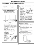 Preview for 30 page of GE PSC23NHPABB and Owner'S Manual And Installation