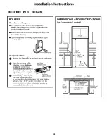 Preview for 18 page of GE PTC22MFMALCC and Owner'S Manual And Installation