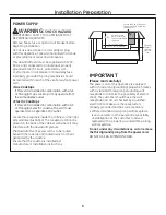 Preview for 8 page of GE PVB94DTBB Installation Instructions Manual