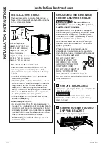 Preview for 12 page of GE PWS06D Series Owner'S Manual & Installation Instructions