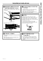 Preview for 13 page of GE PWS06D Series Owner'S Manual & Installation Instructions