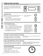 Preview for 12 page of GE RGB508PEF2CT Owner'S Manual