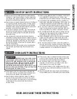 Preview for 5 page of GE RGB530DEHBB Owner'S Manual