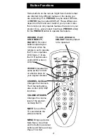 Preview for 4 page of GE RM24906 Instruction Manual