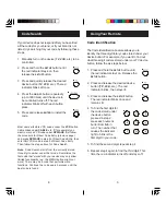 Preview for 5 page of GE RM24930 Instruction Manual