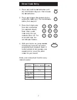 Preview for 7 page of GE RM84930 Instruction Manual