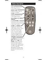 Preview for 3 page of GE RM94903 Instruction Manual