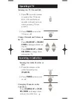 Preview for 10 page of GE RM94903 Instruction Manual