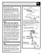 Preview for 31 page of GE Self-Cleaning Electric Range Use And Care & Installation Manual