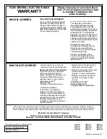 Preview for 40 page of GE Self-Cleaning Electric Range Use And Care & Installation Manual