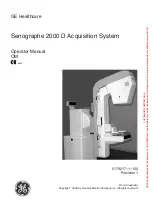 Preview for 1 page of GE Senographe 2000 D Operator'S Manual