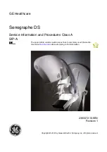 Preview for 1 page of GE Senographe DS Manual