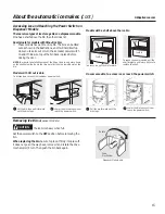 Preview for 15 page of GE SIDE-BY-SIDE REFRIRATOR 22 Owner'S Manual And Installation