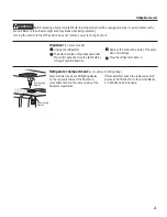 Preview for 21 page of GE SIDE-BY-SIDE REFRIRATOR 22 Owner'S Manual And Installation