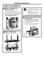 Preview for 27 page of GE SIDE-BY-SIDE REFRIRATOR 22 Owner'S Manual And Installation