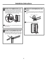 Preview for 29 page of GE SIDE-BY-SIDE REFRIRATOR 22 Owner'S Manual And Installation