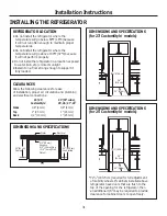 Preview for 31 page of GE SIDE-BY-SIDE REFRIRATOR 22 Owner'S Manual And Installation