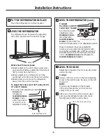 Preview for 33 page of GE SIDE-BY-SIDE REFRIRATOR 22 Owner'S Manual And Installation