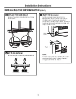 Preview for 34 page of GE SIDE-BY-SIDE REFRIRATOR 22 Owner'S Manual And Installation