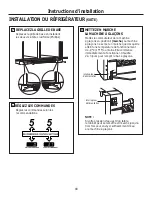 Preview for 80 page of GE SIDE-BY-SIDE REFRIRATOR 22 Owner'S Manual And Installation