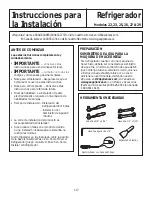 Preview for 117 page of GE SIDE-BY-SIDE REFRIRATOR 22 Owner'S Manual And Installation