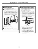 Preview for 121 page of GE SIDE-BY-SIDE REFRIRATOR 22 Owner'S Manual And Installation