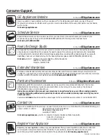 Preview for 144 page of GE SIDE-BY-SIDE REFRIRATOR 22 Owner'S Manual And Installation