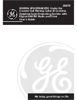 Preview for 2 page of GE SPACEMAKER 26976 User Manual