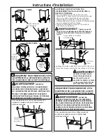 Preview for 21 page of GE Spacemaker GTUP240GMWW Installation Instructions Manual