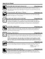 Preview for 60 page of GE Spacemaker GTUP270EMWW Owner'S Manual