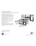 GE Spacemaker JNM1851DMBB Datasheet preview