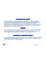 Preview for 2 page of GE Spacemaker WSLS1500J Service Manual