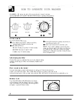 Preview for 8 page of GE Spacemaker WSM2700R Use And Care Manual