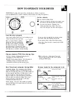 Preview for 9 page of GE Spacemaker WSM2700R Use And Care Manual