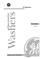 GE Spacemaker WSXH208 Owner'S Manual preview