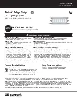 GE Tetra EdgeStrip Installation Manual preview