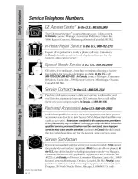 Preview for 132 page of GE TFX27PFXFBB Owner'S Manual