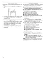 Preview for 14 page of GE Unitized Spacemaker WSM2420 Installation Instructions Manual