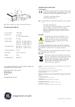 Preview for 2 page of GE Vacugene Instructions