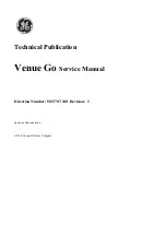 GE Venue Go Service Manual preview