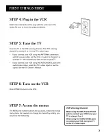 Preview for 7 page of GE VG4064 User Manual