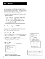 Preview for 26 page of GE VG4064 User Manual