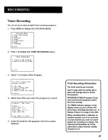 Preview for 29 page of GE VG4270 User Manual