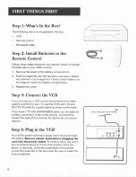 Preview for 6 page of GE VG4275 User Manual