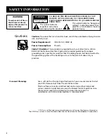 Preview for 2 page of GE VGS330 User Manual