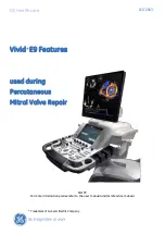 GE Vivid E9 Series Manual preview