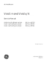 Preview for 1 page of GE Vivid in Service Manual