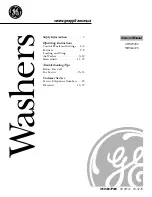 GE WBSE6210 Owner'S Manual preview